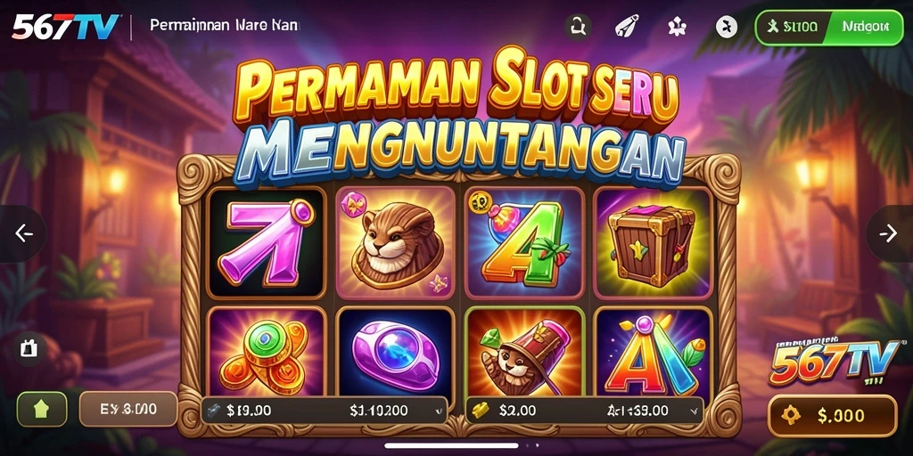 Tampilan gameplay Slot yang mengasyikkan dan penuh warna.