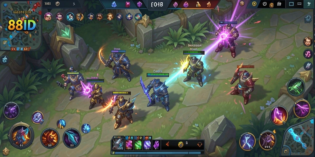 Tampilan gameplay seru dari 88ID yang memikat.