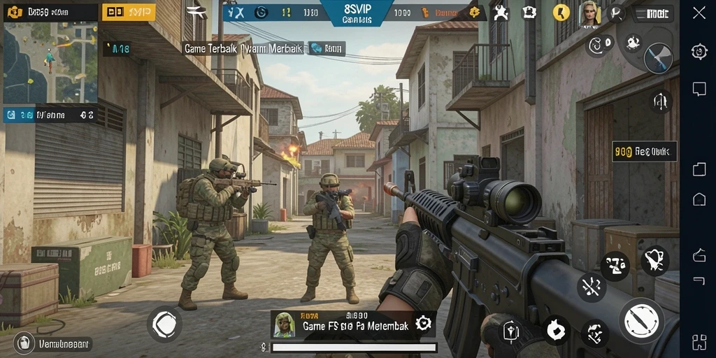 Gameplay dinamis 8SVIP dengan aksi tembak-menembak yang mendebarkan.