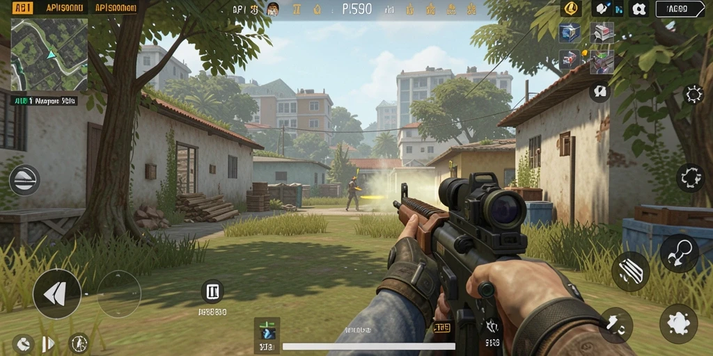 Tangkapan layar menunjukkan aksi gameplay menegangkan di API5000.