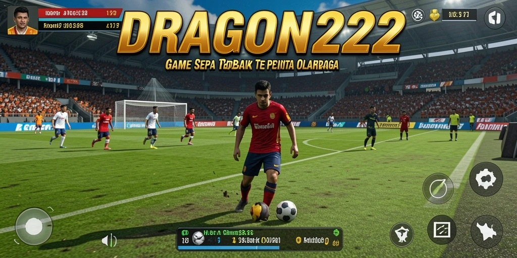 Screenshot gameplay DRAGON222 dengan aksi seru di lapangan.