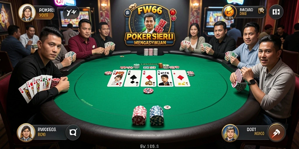 Gameplay seru di FW66 dengan berbagai fitur Poker.