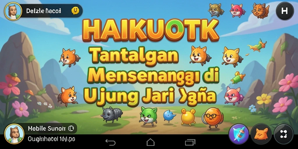 Screenshot gameplay HAIKUOTK yang penuh tantangan puzzle.