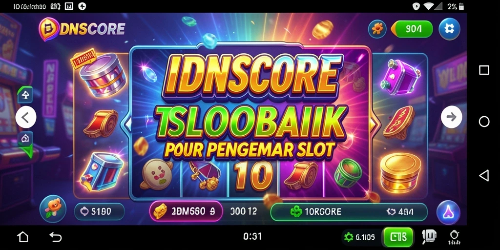Tampilan menarik dari gameplay Slot IDNSCORE yang mendebarkan.