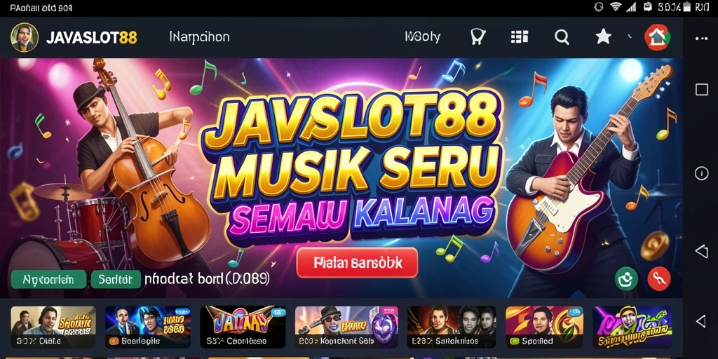 Tampilan gameplay seru dengan iringan musik yang menggetarkan.