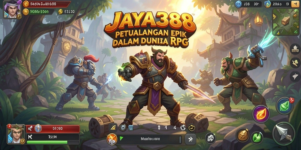 Tangkapan layar gameplay RPG JAYA388 dengan grafik yang memukau.