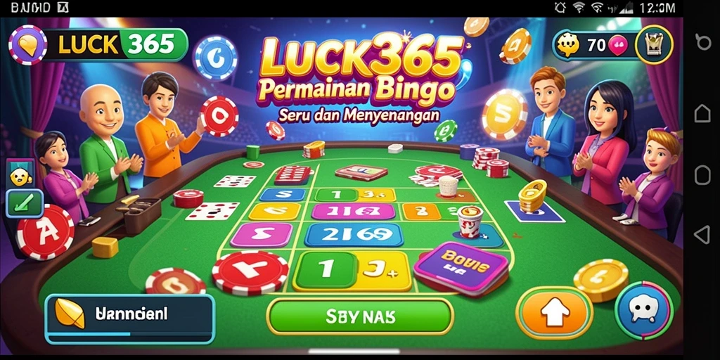 Tampilan gameplay seru LUCK365 yang mendebarkan.