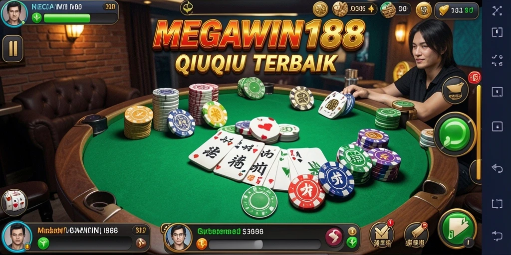 Tampilan seru di dalam gameplay QiuQiu MEGAWIN188.