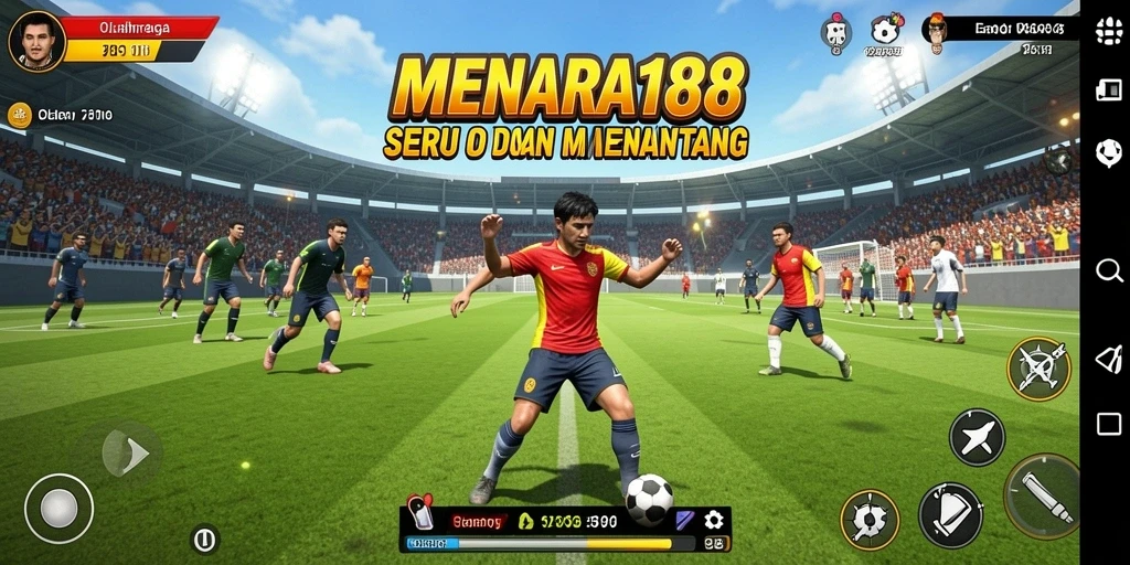 Screenshot MENARA188 menampilkan keseruan bermain olahraga.