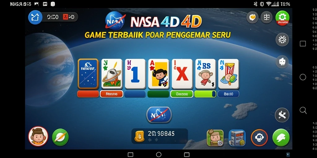 Gameplay seru dan menantang di NASA4D - Aplikasi Domino.
