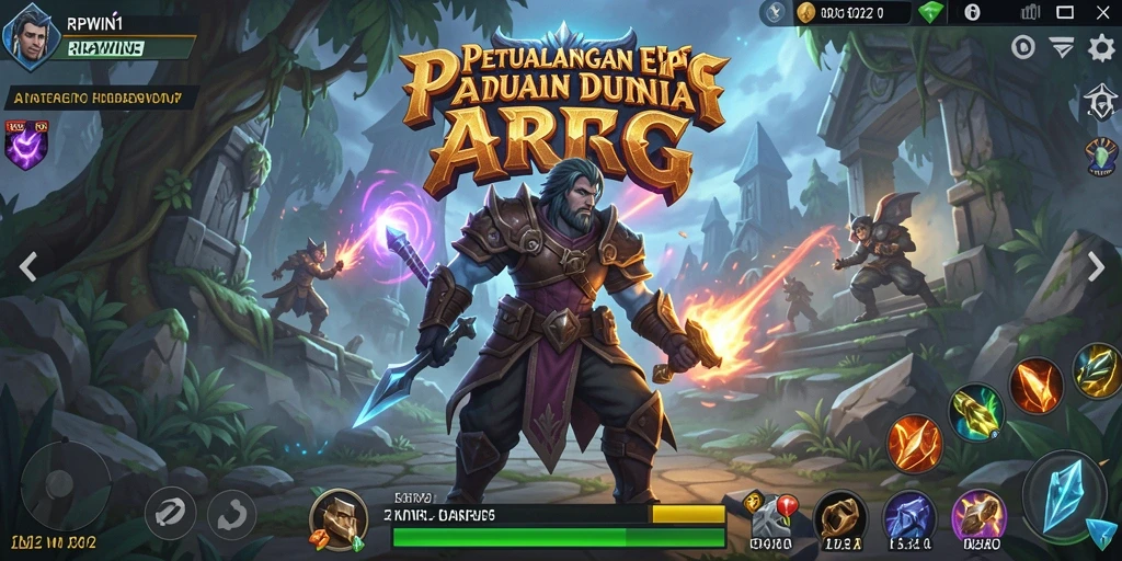 Tampilkan aksi seru dalam gameplay ARPG RPWIN1.