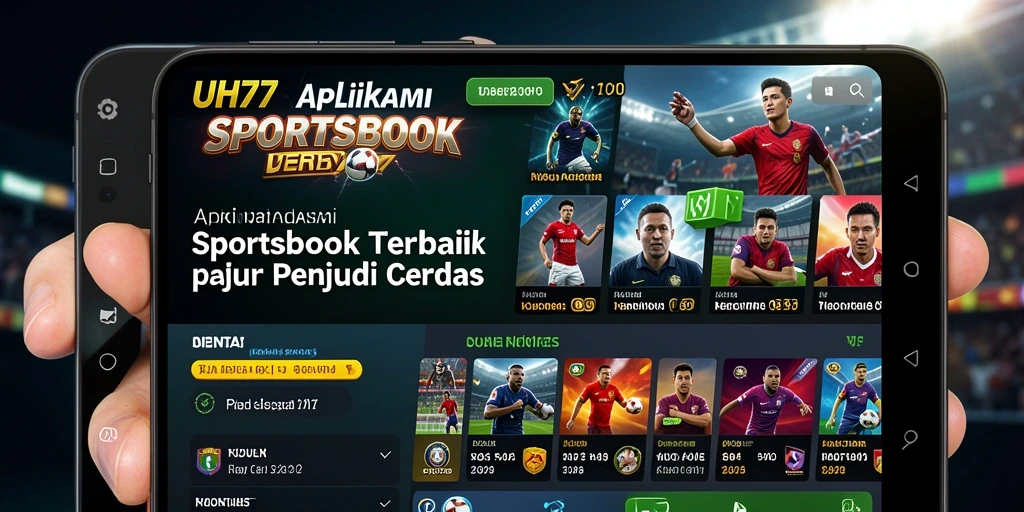 Tampilan gameplay UH77 dengan berbagai pilihan taruhan olahraga.