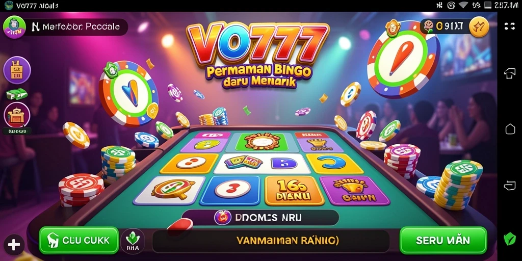 Tampilan gameplay seru dan interaktif dalam VO777.